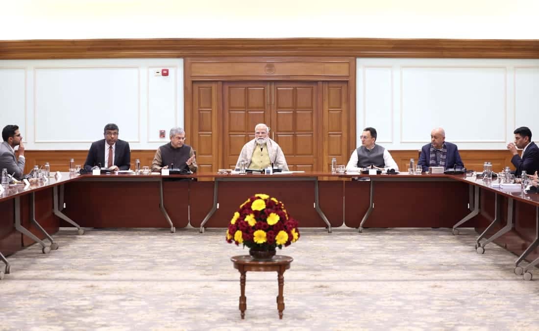 PM Meets AI Startups, Calls For Ethical, Indigenous Models