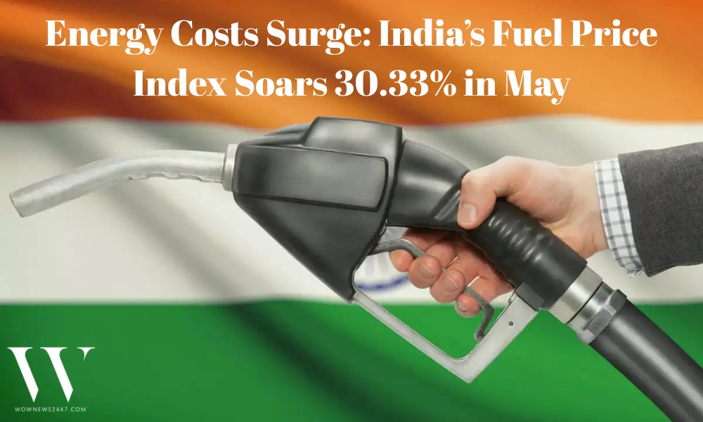 India Fuel Price Index Spikes 30.33% in May, Driving Wholesale Inflation