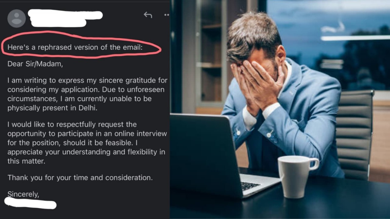 AI Slip-Up: Job Seeker's Email Blunder Sparks Debate on Automation