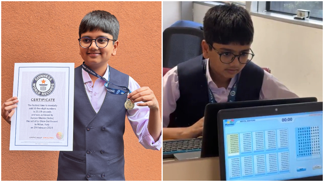 India's 'Human Calculator Kid' Breaks 6 World Records in One Day