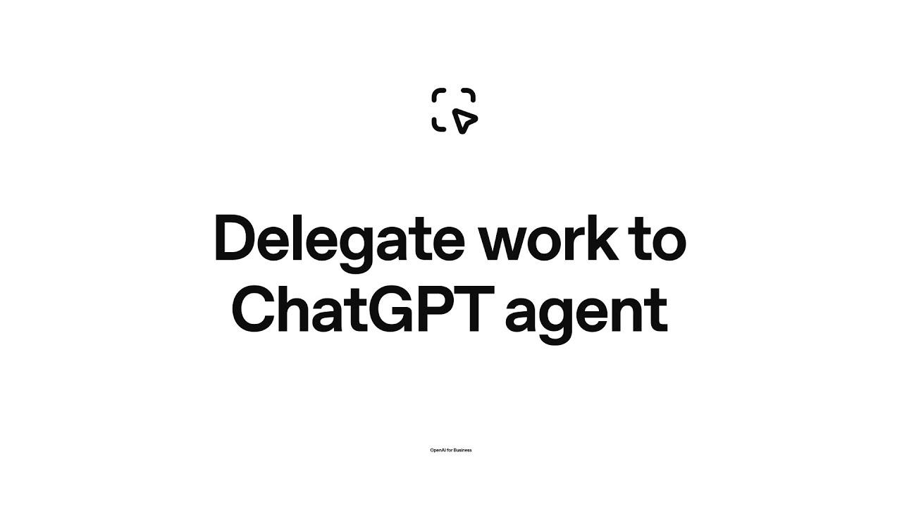 Put the ‘AI’ in ‘Delegate’: ChatGPT Agents at Your Service