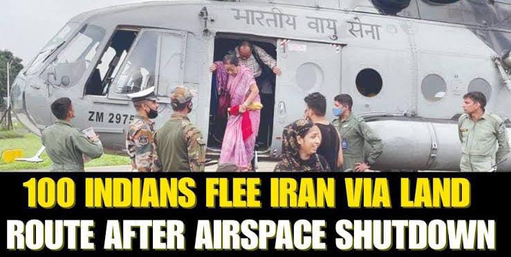 Homeward Bound: Over 1,700 Indians Evacuated from Iran as Land Routes Open from Israel