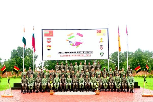 India-Singapore Joint Military Exercise 'Bold Kurukshetra 2025' Commences in Jodhpur to Strengthen Defence Ties and Operational Synergy