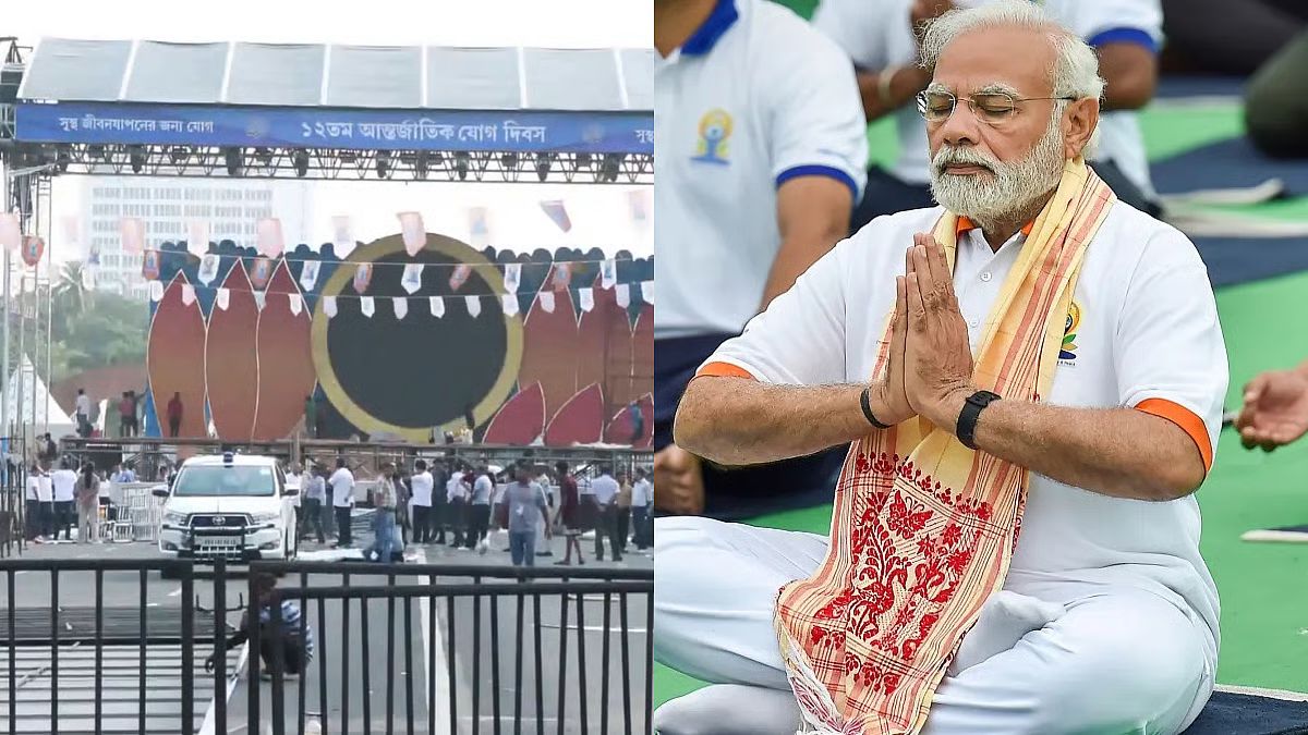 Modi on the Mat: PM Leads International Yoga Day in Kolkata