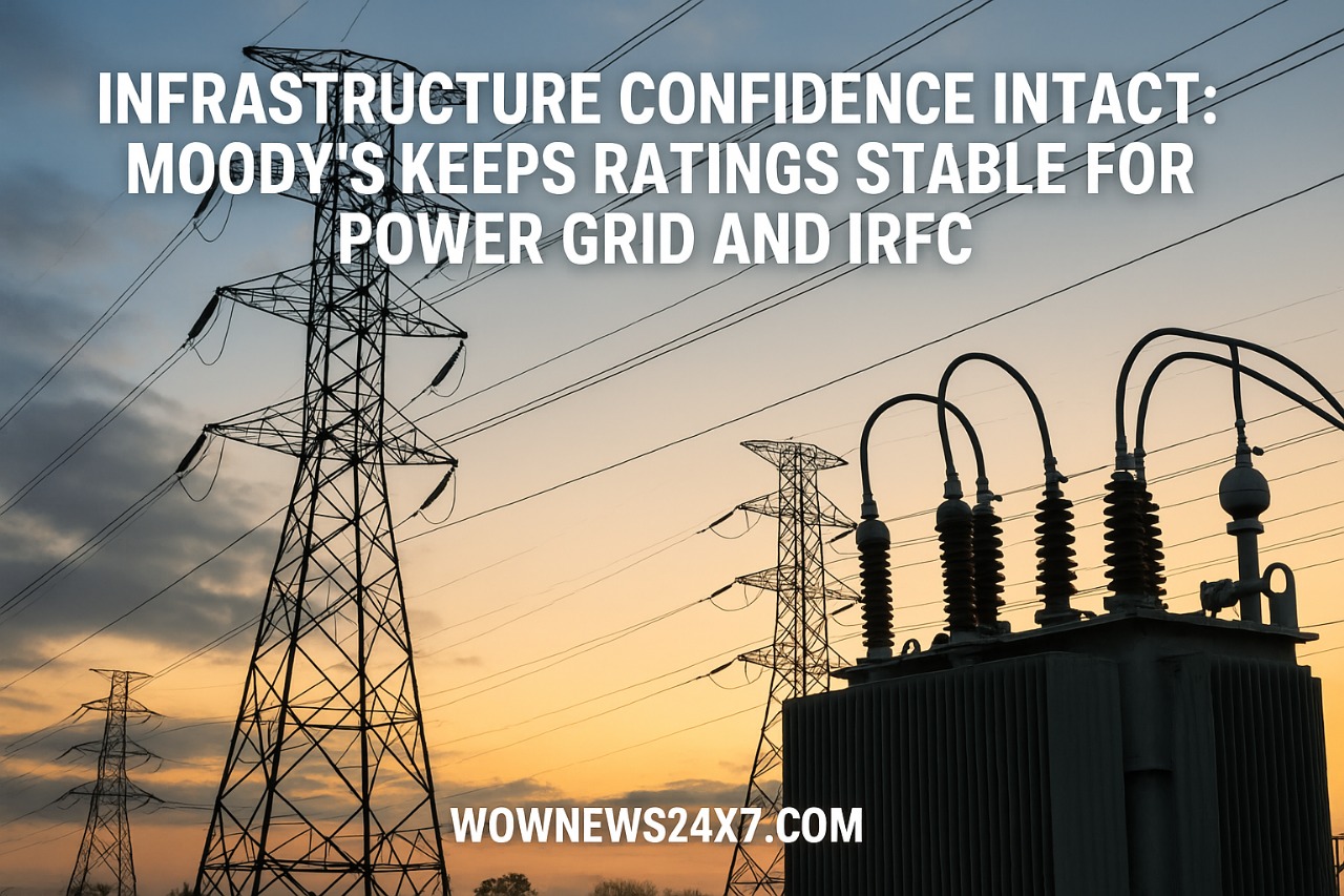 Infrastructure Confidence Intact: Moody’s Keeps Ratings Stable For Power Grid And IRFC