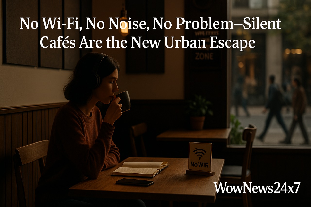 No Wi-Fi, No Noise, No Problem—Silent Cafés Are the New Urban Escape