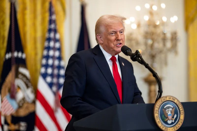 Trump Unveils 34% Tariff on Chinese Imports, 20% on EU Goods Amid Trade War Escalation