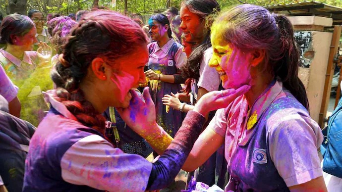 Holi Celebration Turns into Academic Opportunity for Class 12 Students