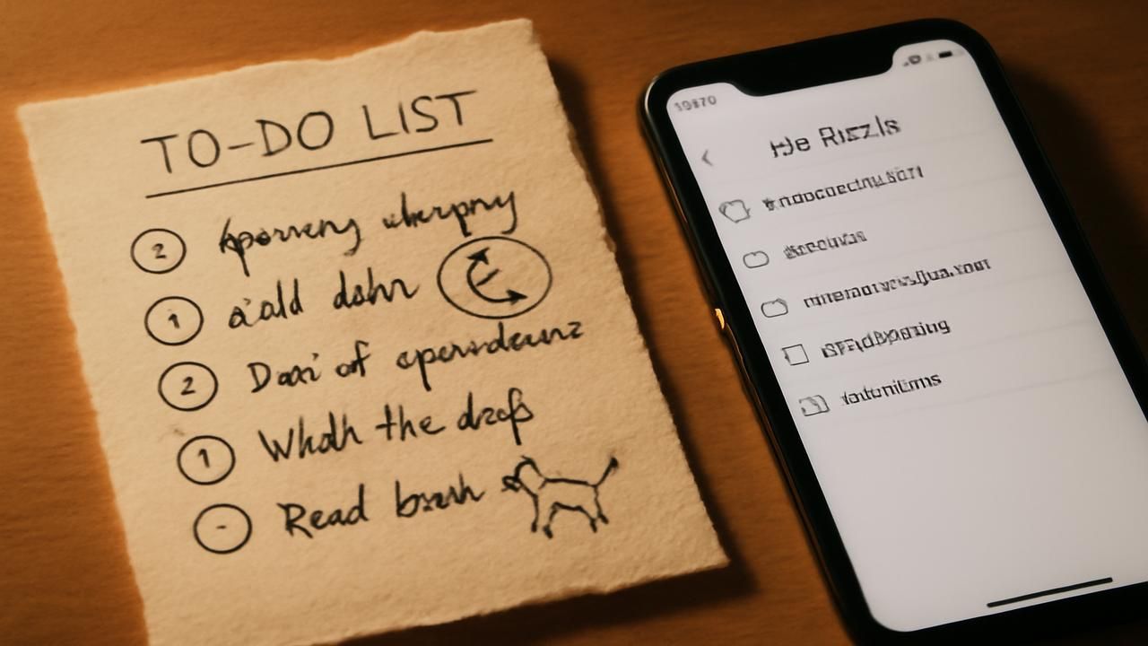 Handwritten To-Do Lists Reveal Distinct Psychological Strengths