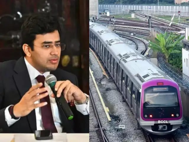 Metro Misses the Mark? Tejasvi Surya Calls Out BMRCL’s Shortcomings