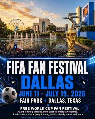 Dallas Launches Historic 34-Day FIFA Fan Festival at Fair Park