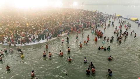 Maha Kumbh Welcomes 25,000 Tribal Devotees for Historic Sangam Dip