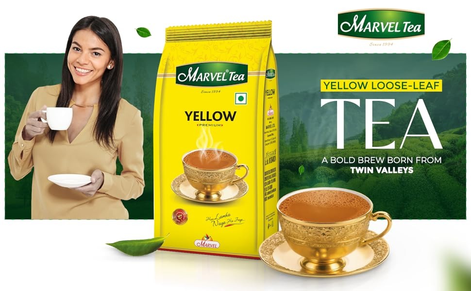 Marvel Tea Refreshes Tradition: Premium Packaging for Elaichi & Yellow Variants