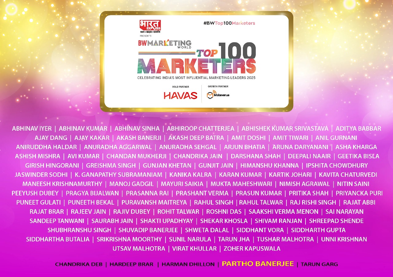 Brand Architects Of The Year: BW Marketing World Reveals India’s Top 100 Marketers For 2025