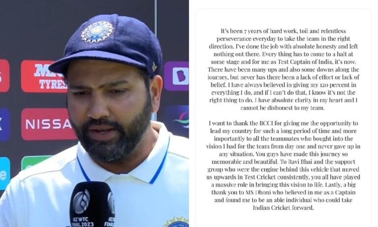 Rohit Sharma Declares Test Cricket Retirement, Will Remain in ODIs
