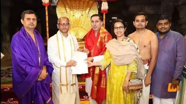 Chennai Devotee Donates ₹6 Crore to Tirumala Tirupati Devasthanams
