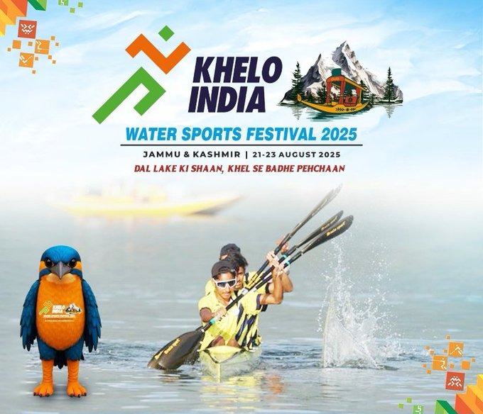 Dal Lake Makes Waves: India’s First Khelo India Water Sports Festival Opens in Srinagar