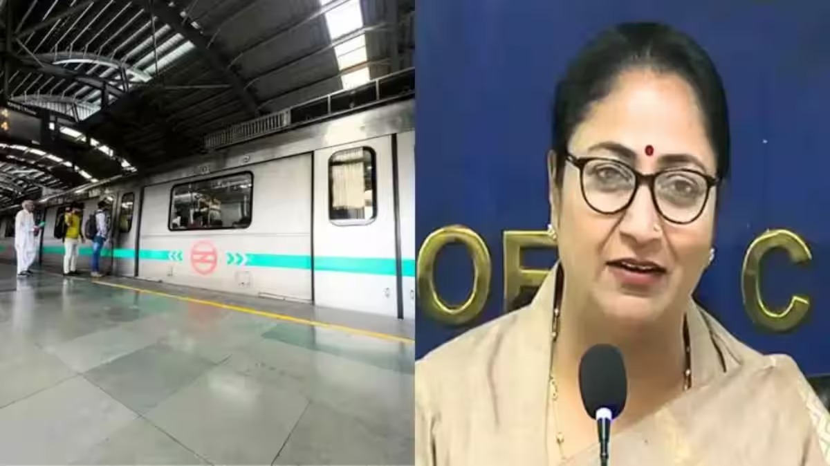 Delhi CM Rekha Gupta Renames Key Metro Stations in Pitampura-Haiderpur for Local Identity Boost