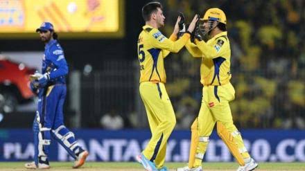 Mumbai Indians Post 155/9 Against Chennai Super Kings in Low-Scoring Battle