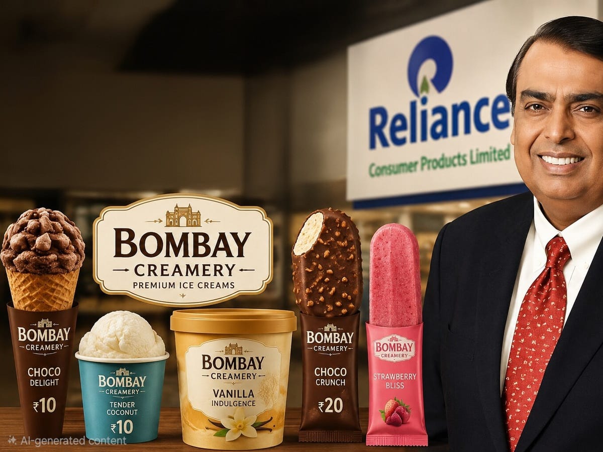 Reliance Launches Bombay Creamery Ice Cream in India
