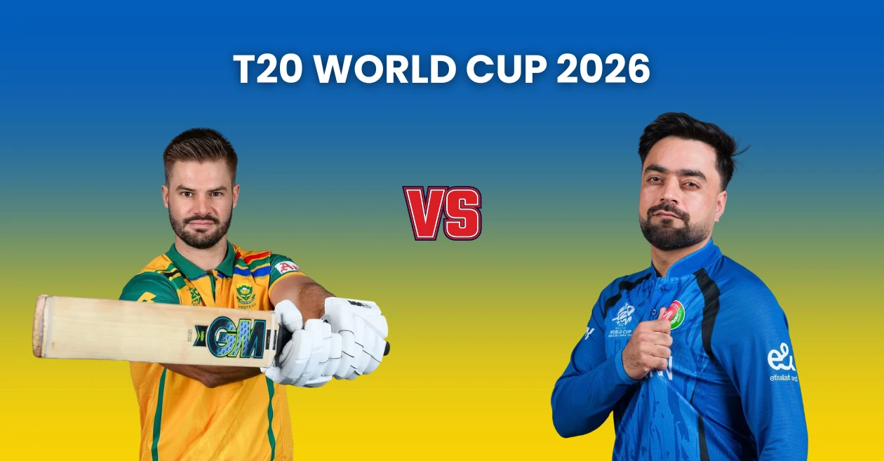 T20 World Cup 2026 LIVE: Afghanistan Battle South Africa in Must-Win Group D Thriller at Ahmedabad