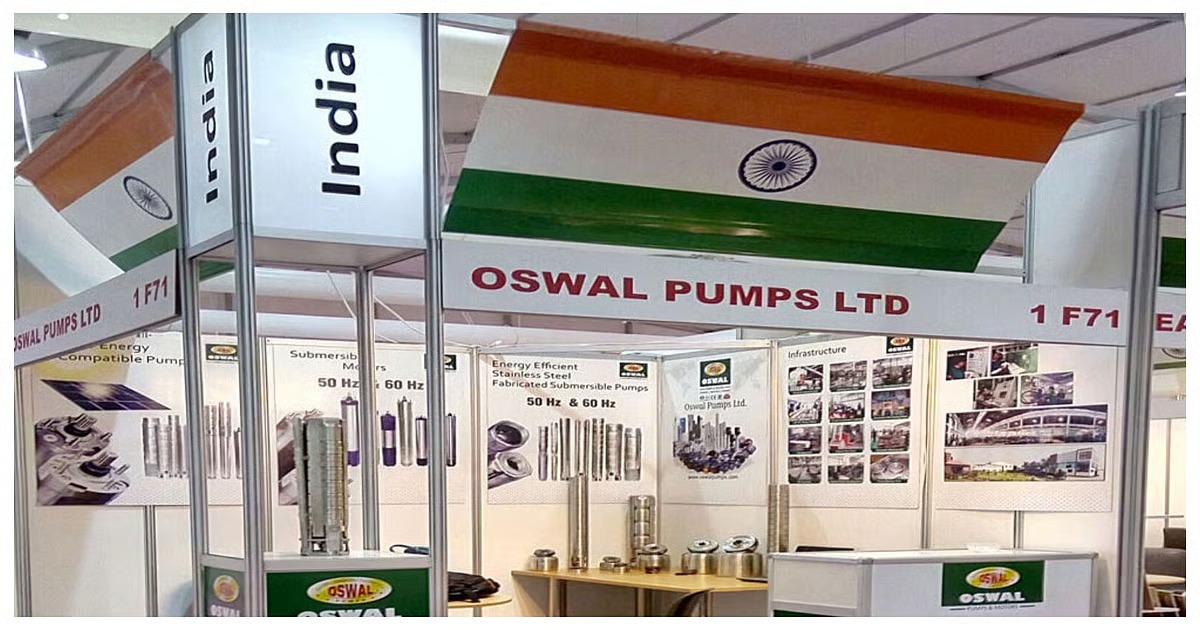 Oswal Pumps Secures Rs 3.8 Billion Order