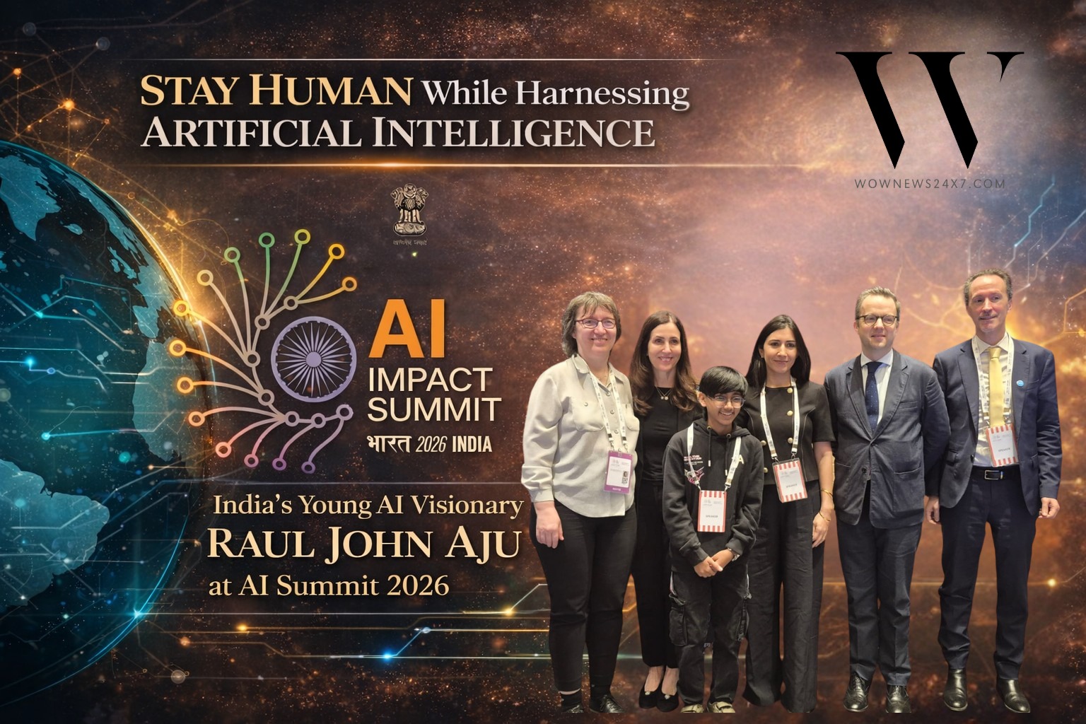 AI Summit 2026: India’s AI Kid, Raul John Aju Captivates Audience on Children’s Safety in the AI Age