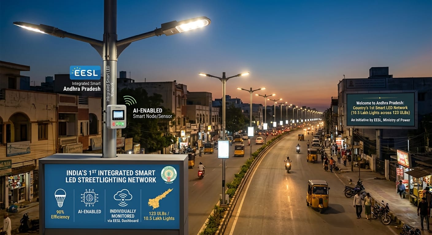 7.5 Lakh Smart Lights, 123 Cities: Andhra Pradesh Powers Urban Transformation