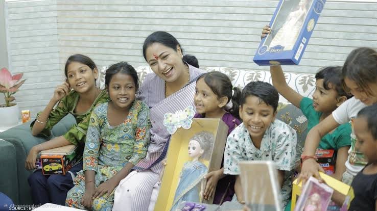 Rakhis, Smiles and Togetherness: Delhi CM Shares Festive Joy With Children