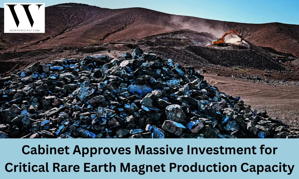 India's Cabinet Approves ₹7,280 Crore Rare Earth Permanent Magnets Manufacturing Scheme to Boost Self-Reliance