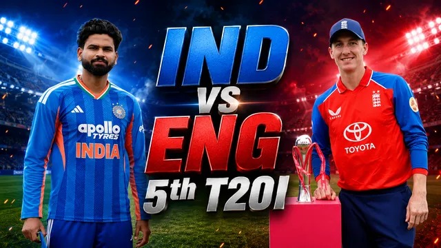 India vs England 5th T20I Weather: Rain Chances Low at Rose Bowl