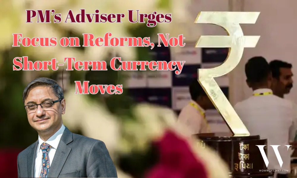 Growth Over Currency: Sanyal Says Rupee Slide Doesn’t Signal Economic Distress