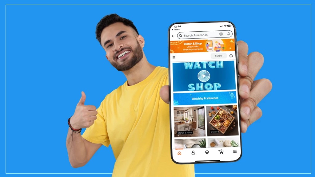 Amazon Transforms Online Shopping in India with 'Watch and Shop' Feature