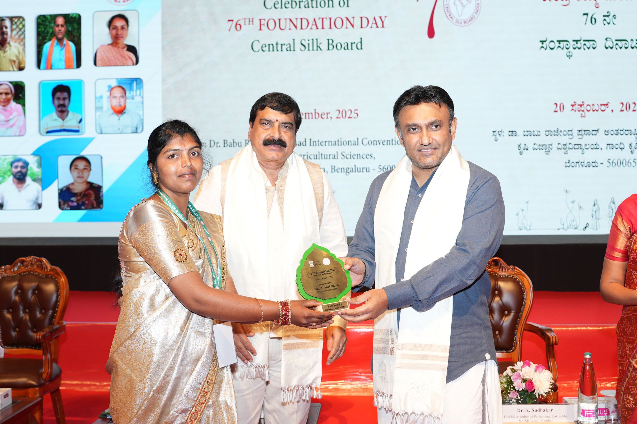 Spinning Success: Central Silk Board Marks 76 Years, Honours Sericulture Stars
