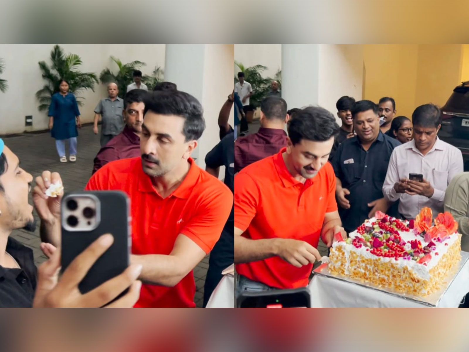 Ranbir’s Sweet 43: Star Marks Birthday With Cake, Candid Moments And Camera Clicks