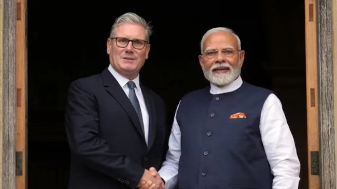 PM Modi and UK PM Keir Starmer Meet in Mumbai: A Landmark Day for India-UK Ties