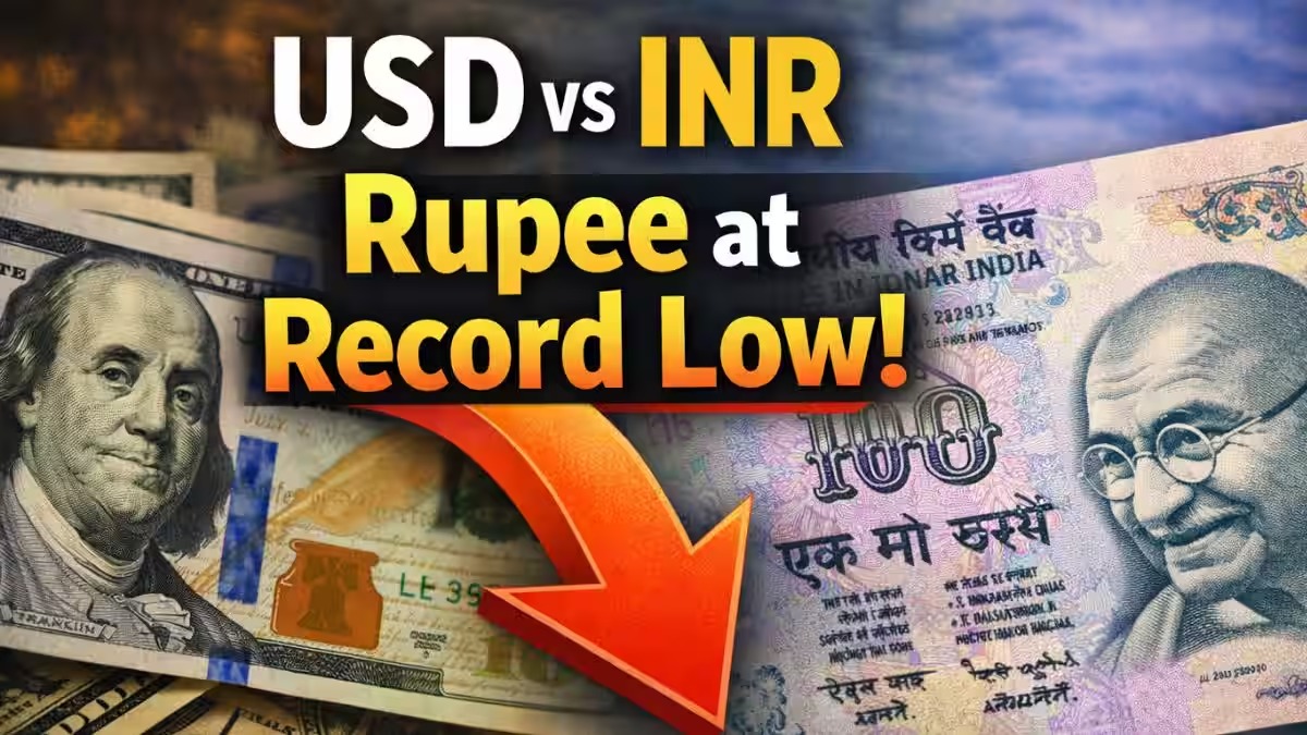 Rupee hits record low at 92.4750 amid oil shock and offshore dollar demand