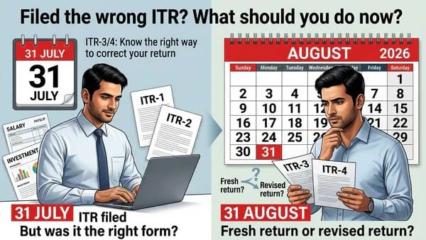 Wrong ITR Form Filed by July 31: How to Submit a Revised ITR-3 Return