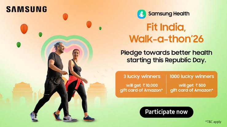 Samsung Launches Fit India Walk-A-Thon 2026 To Promote Wellness