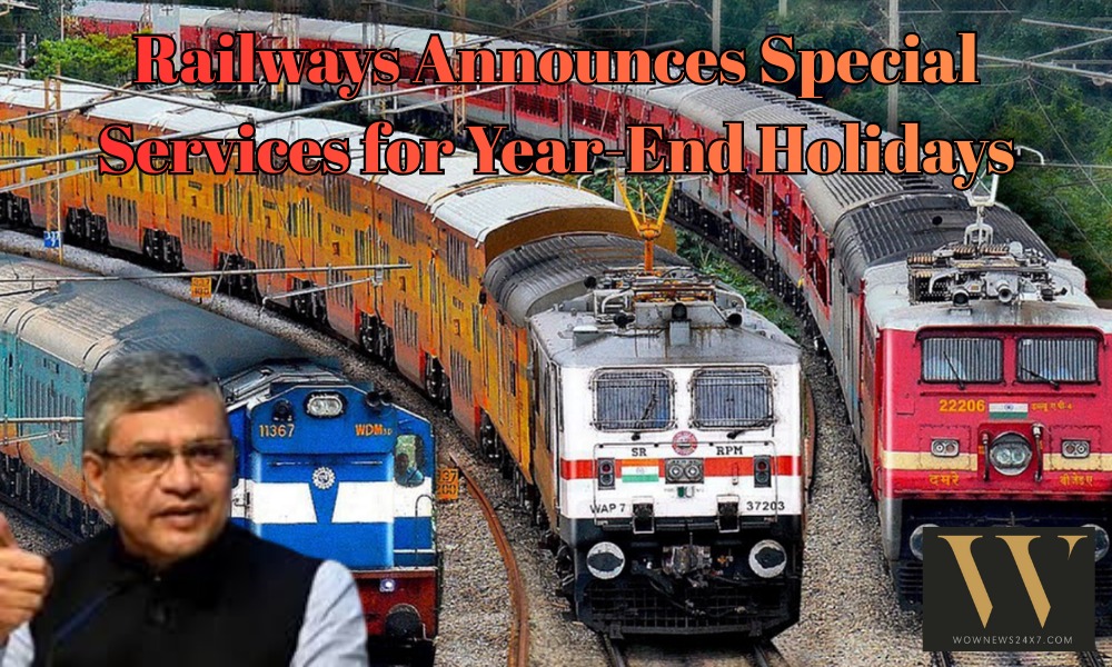 Festive Rush on Track: Railways to Run 138 Special Trains for Christmas & New Year