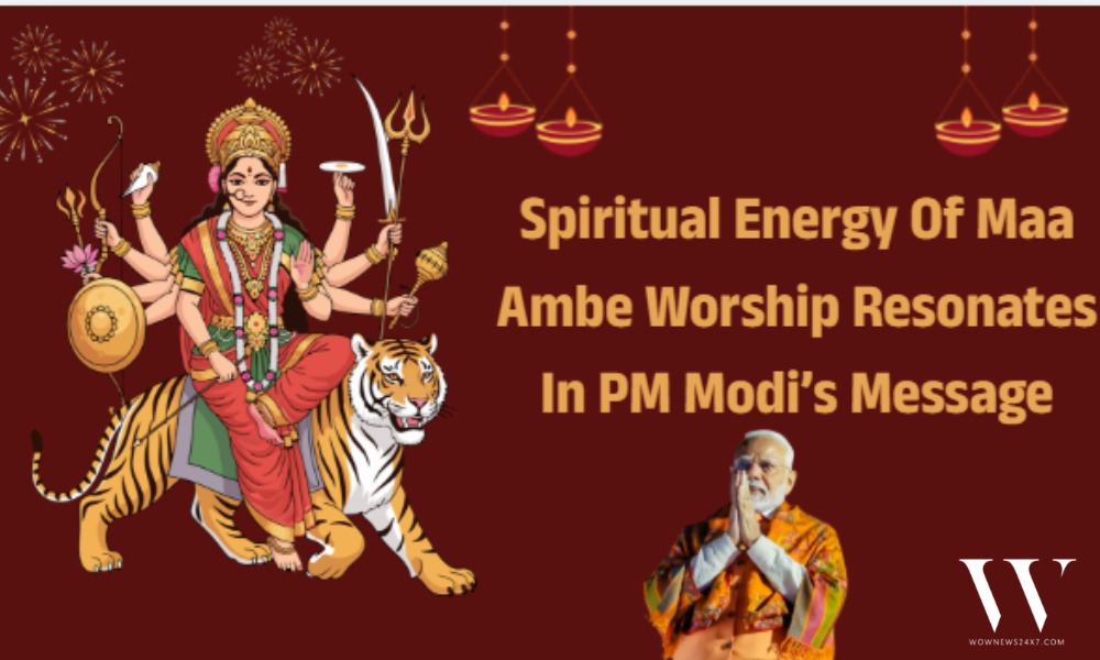 Prime Minister Modi Shares Reflections On The Spiritual Joy Of Maa Ambe Worship