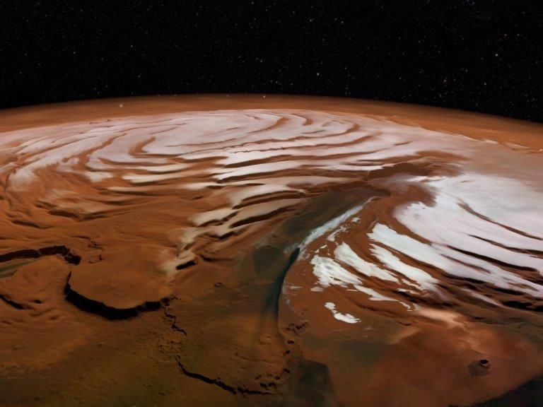 Seasonal Ice Melt On Mars Captured In NASA’s Latest Image