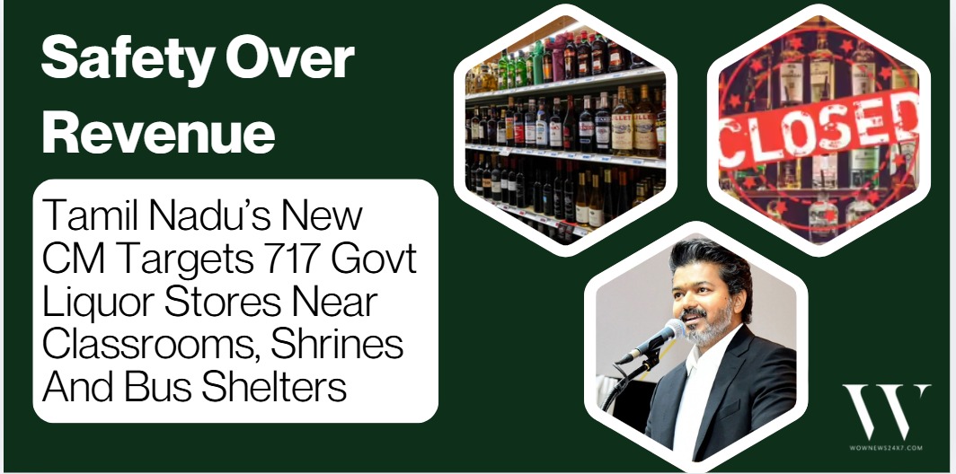 Vijay’s First Big Move As CM: 717 Liquor Shops Near Schools, Temples And Bus Stands Ordered To Down Shutters