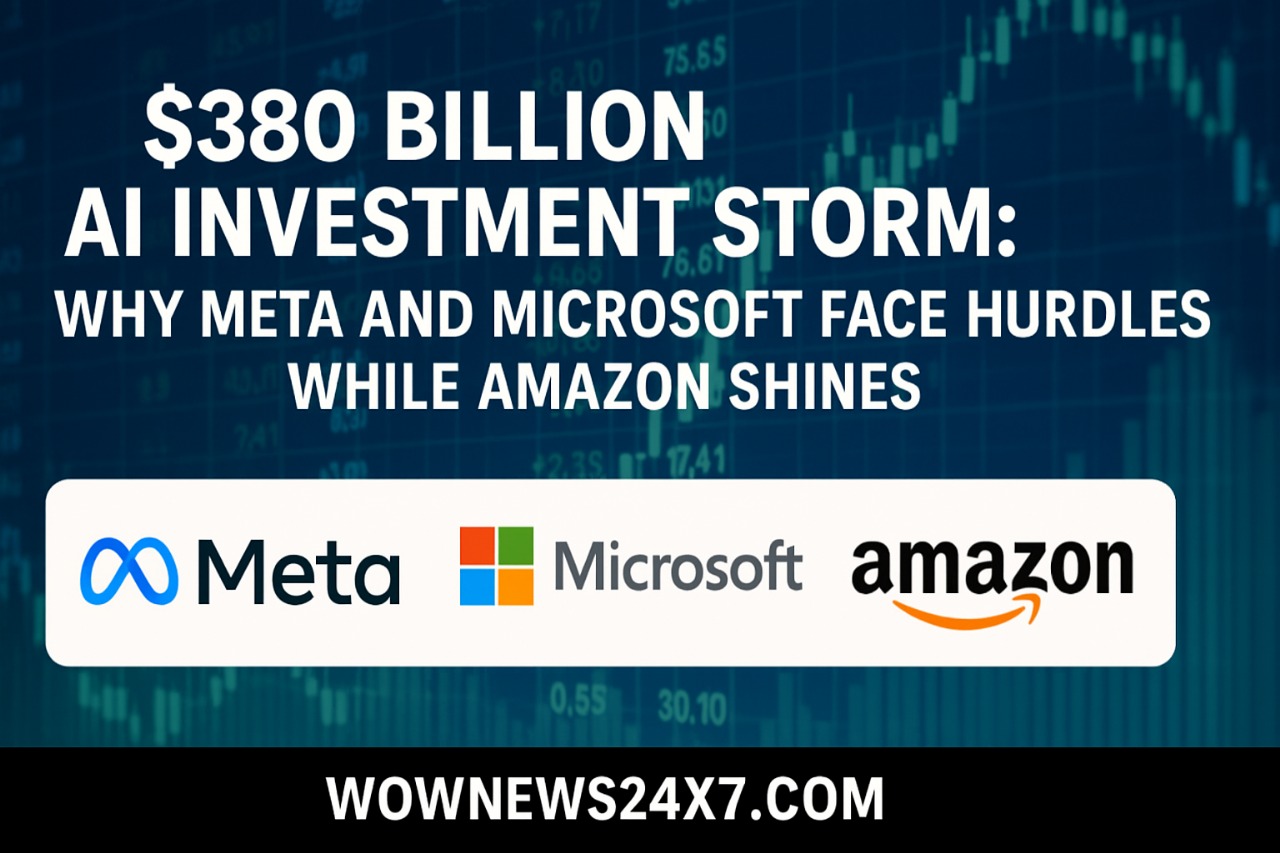 $380 Billion AI Investment Storm: Why Meta and Microsoft Face Hurdles While Amazon Shines