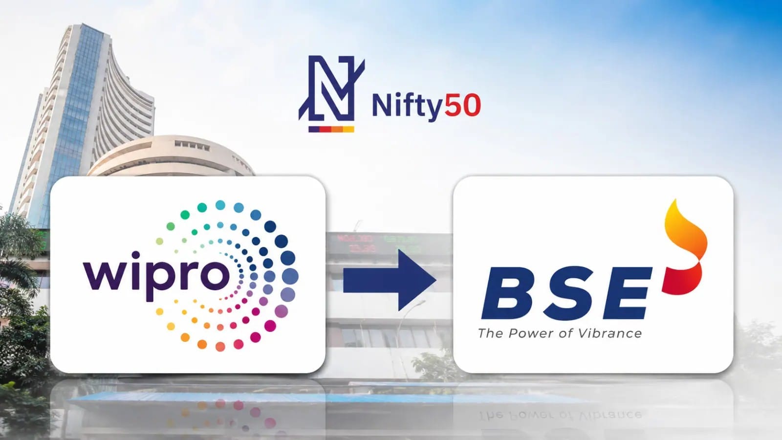 A Historic Nifty 50 Switch: BSE Replaces Wipro in India’s Benchmark Index