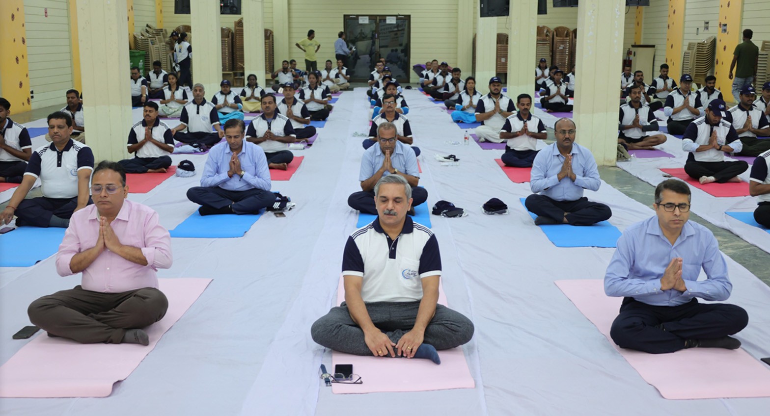 GRSE Marks 12th International Yoga Day with Wellness Focus