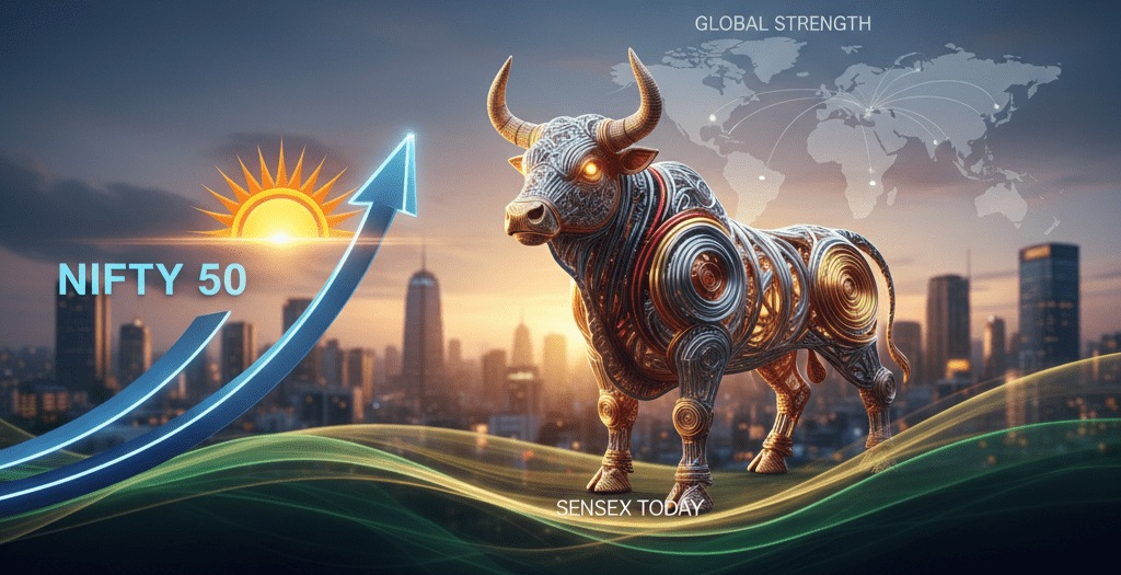 Indian Equities Advance As Nifty 50 Climbs 0.7% Amid Positive Global Cues