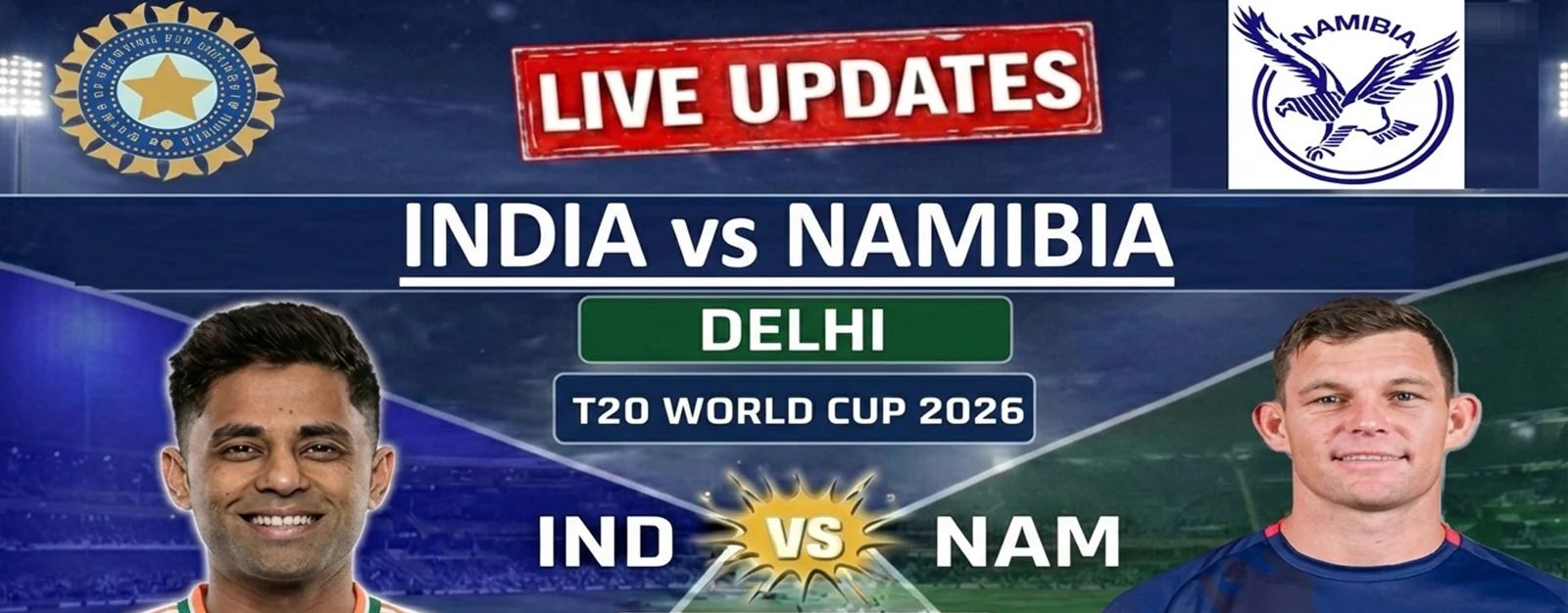 India vs Namibia T20 World Cup 2026: Prediction and Key Insights