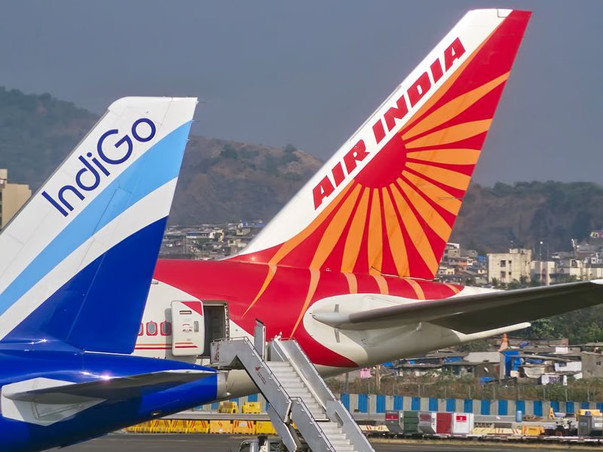 Air India and IndiGo Planes Face to Face on Ahmedabad Taxiway