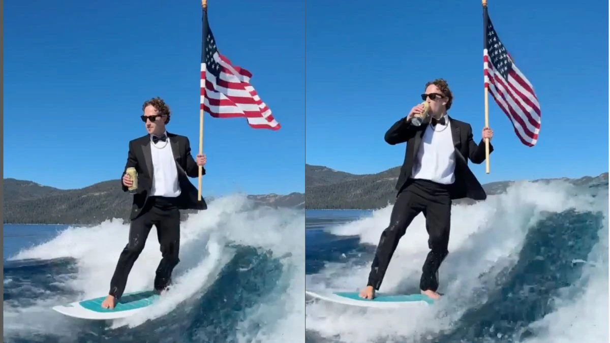“Sam Altman Would Never”: Mark Zuckerberg’s Inflatable Surfing Stunt on July 4th Sparks Internet Frenzy